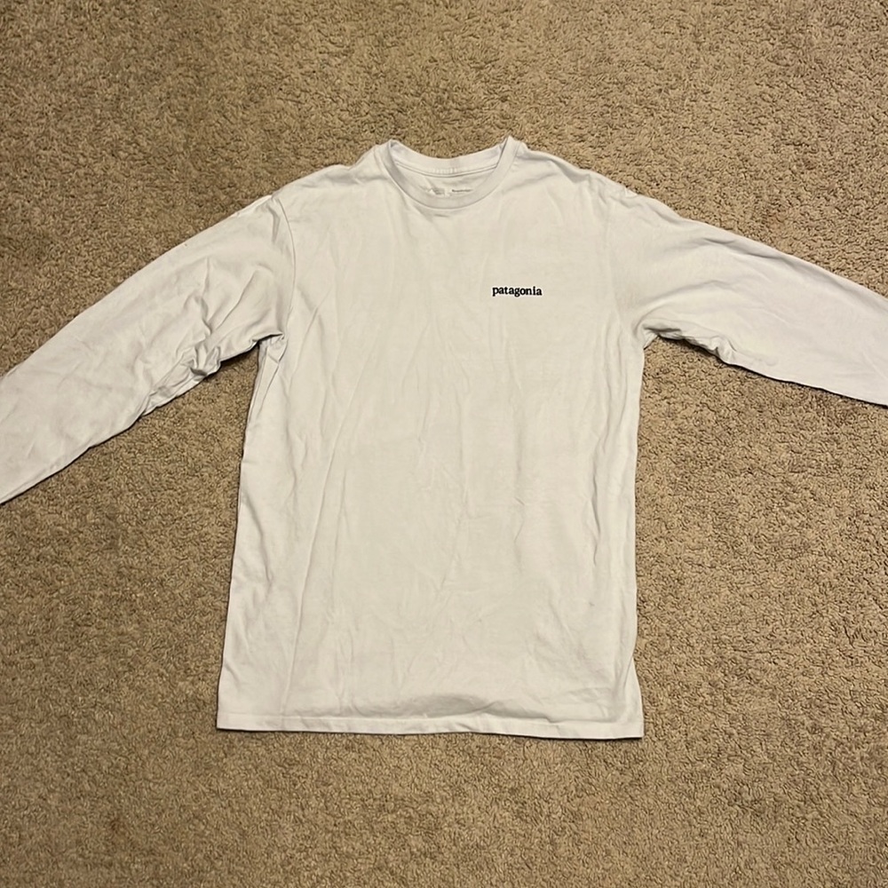 Patagonia white long sleeve